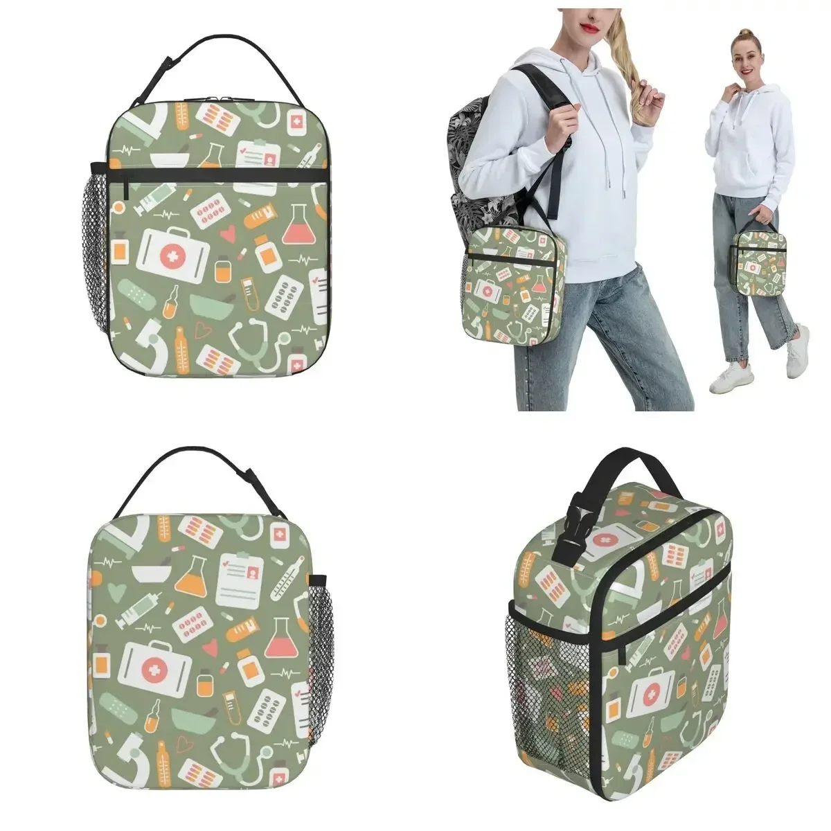 Nurse Healthcare Pattern Merch - огляд і ціна Food Storage Bag