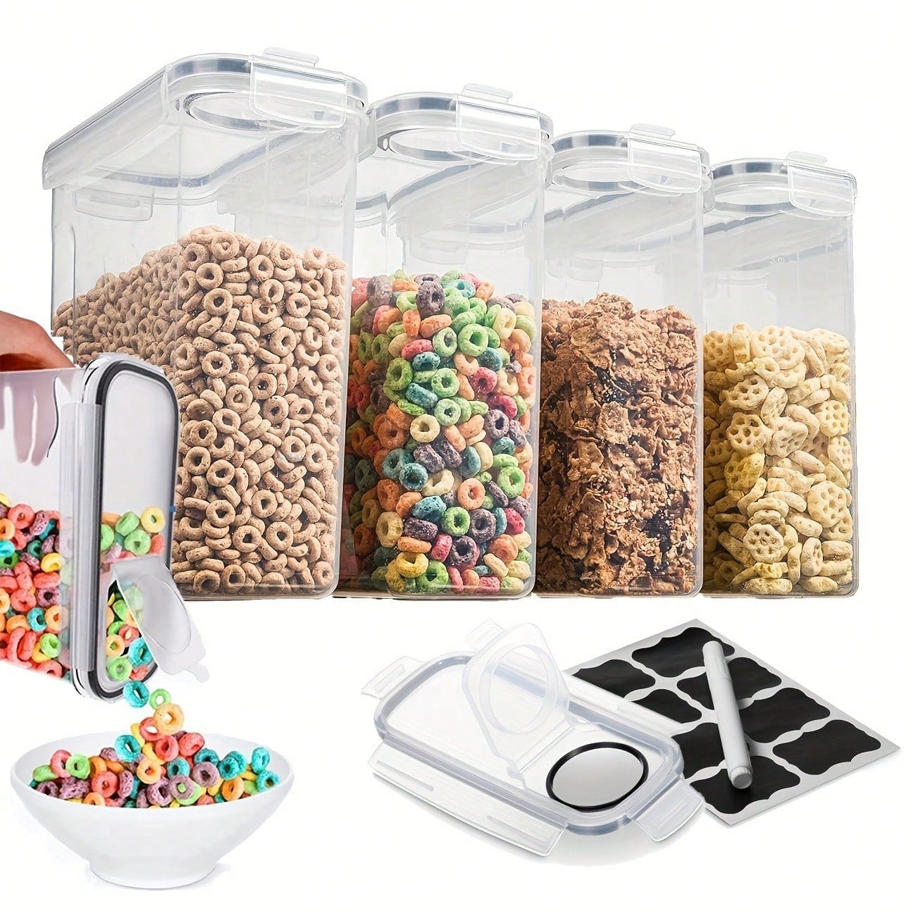 Airtight Food Storage Containe - огляд і ціна Food Storage Labels