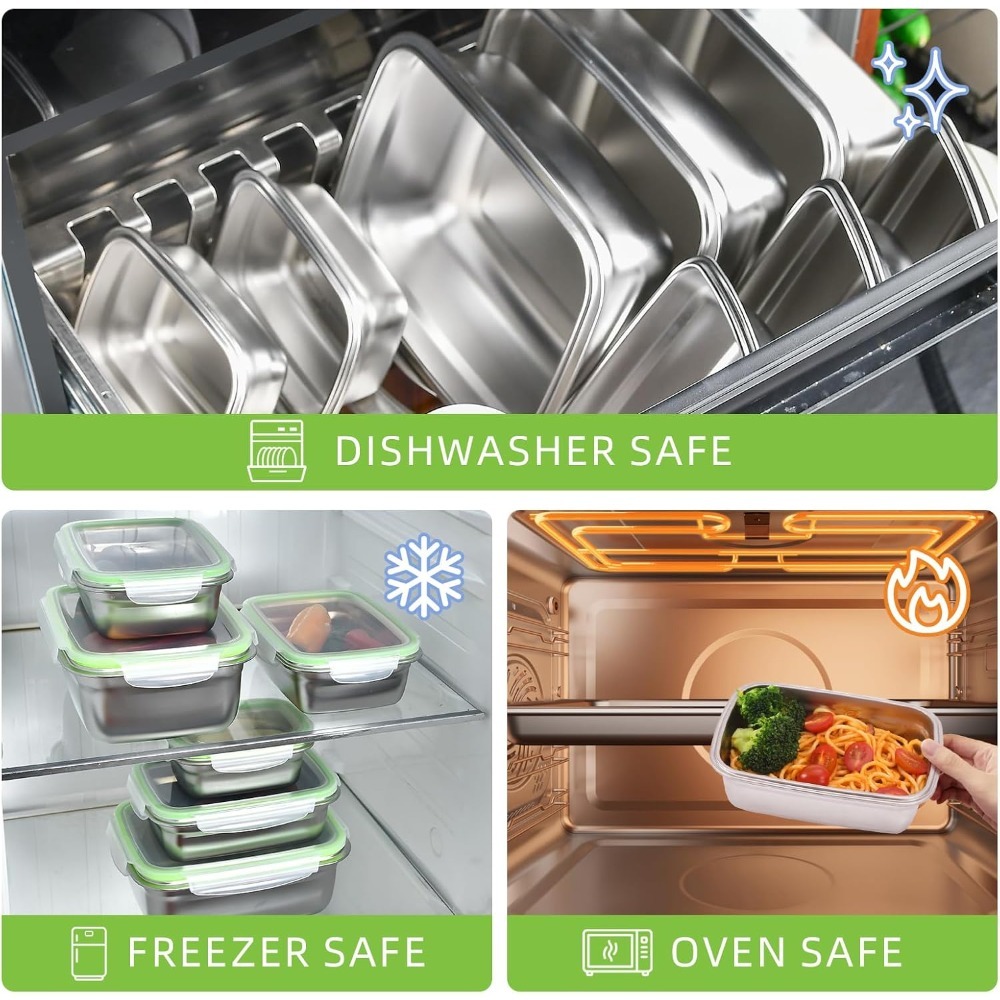 1/3 Piece Food Storage Contain - огляд і ціна Food Storage Oven Safe